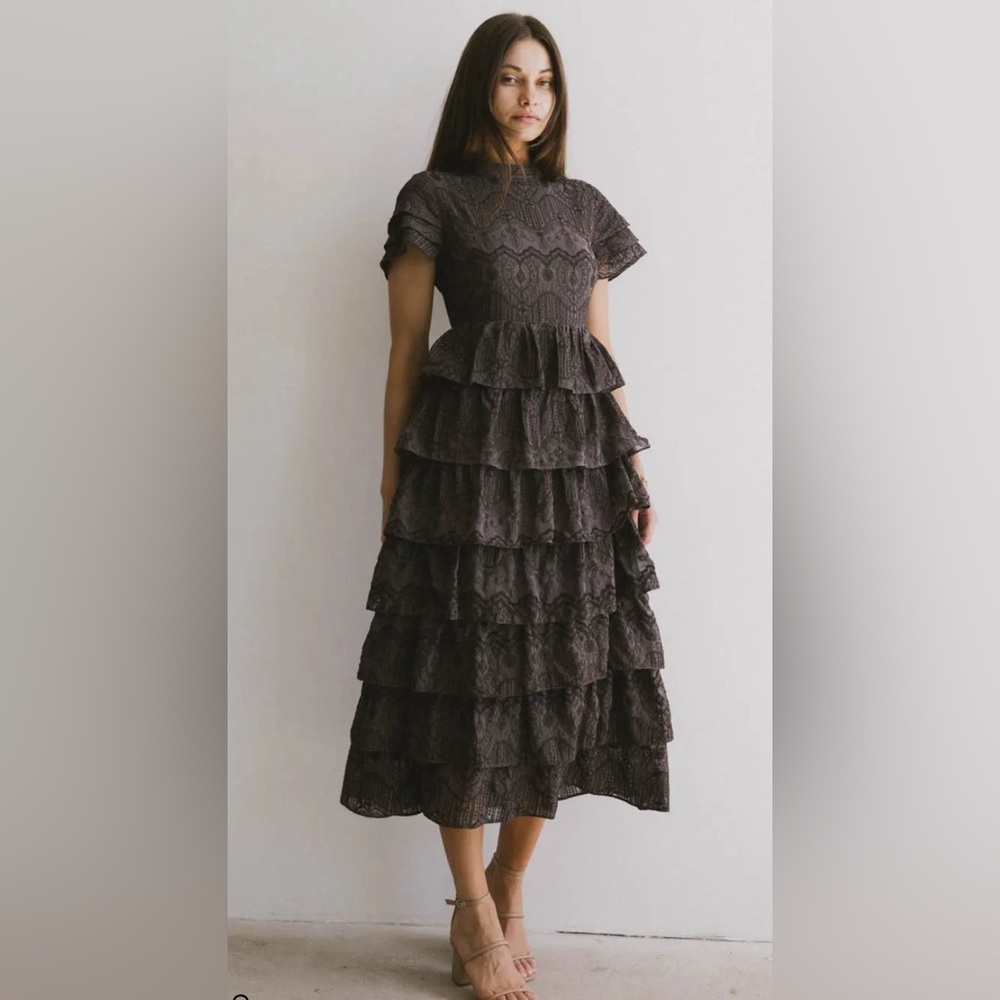 Bohme Tierred Lace Dress NWT